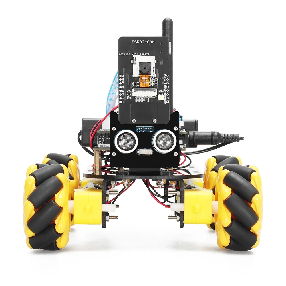 Cam Starter Kit Programmable Obstacle Avoidance Tracking Smart Camera Robot Car Kit For Arduino