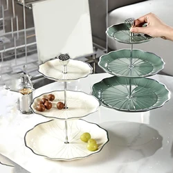 Serveerstand Multifunctionele Taartstandaard Rond Luxe Snoep Display Bord Fruitmand Voor Snoepgebak Dessertvruchten Thuis