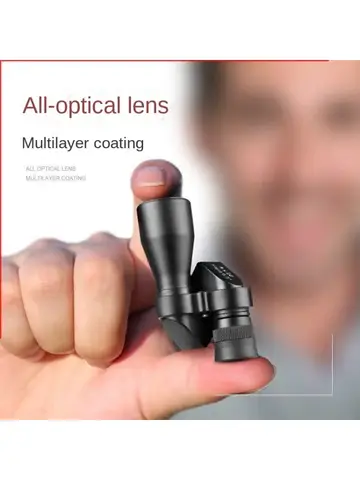 Portable high-definition monocular telescope with high magnification zoom, hunting, camping, mountaineering, outdoor fishing