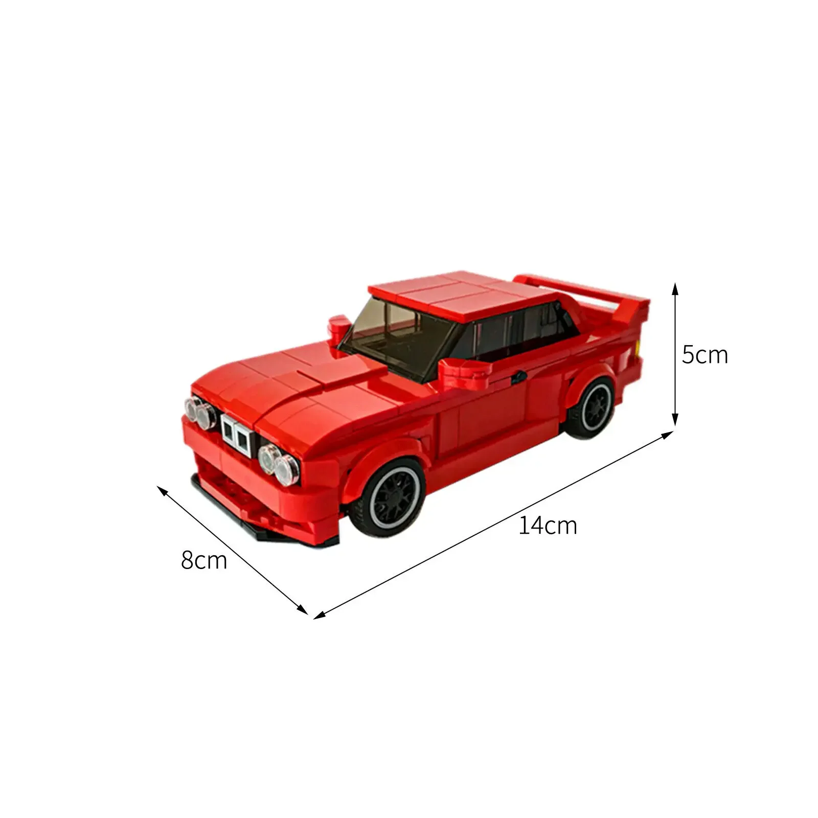 MOC-53050 스피드 챔피언 1980s 슈퍼 럭셔리카 로고 빌딩 블록 세트, 하이테크 M3 레이싱 모델, DIY 어린이 퍼즐 장난감, 생일 선물