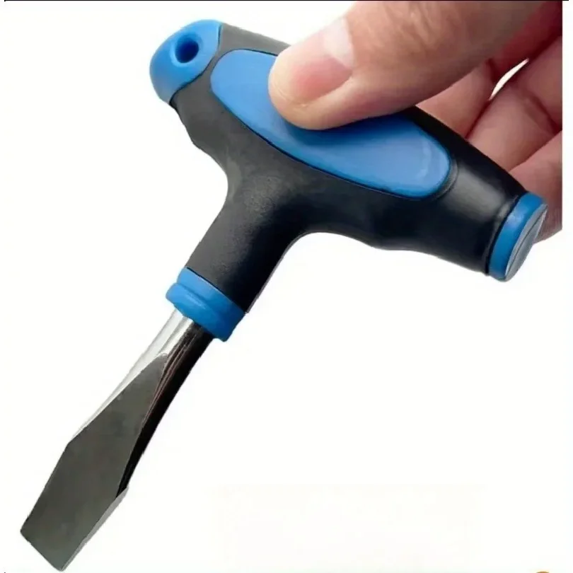 1PC 10mm T Handle Slotted Screwdriver for Slotted Screw Used on Quick Release Plate or Camera Tripod Monopod