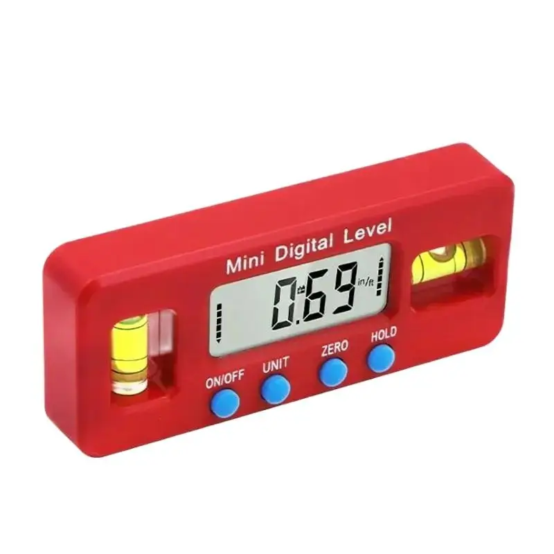 Mini Electronic Digital Level 100mm Strong Magnetic Level Box Inclinometer Angle Gauge, Protractor, Angle Finder, Bevel Gauge