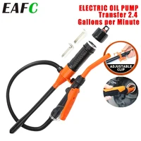 EAFC 1 Juego de bomba de transferencia de coche, bomba de aceite de combustible alimentada por batería, boquilla de Control, bomba de transferencia de líquido de mano para bomba diésel de Gas automático