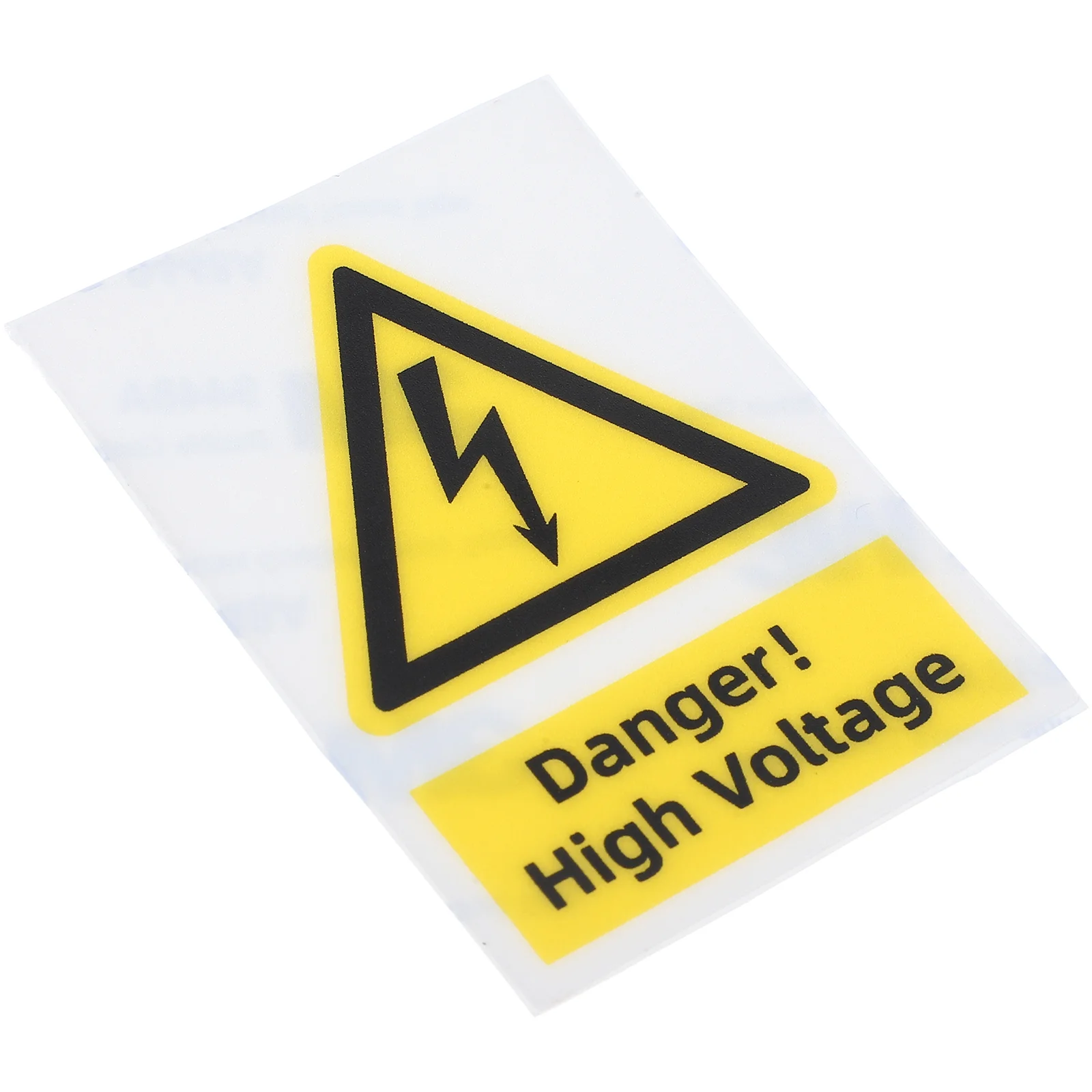 High Voltage Sticker Decal Label Sign Electric Labels Panel Danger Stickers Work