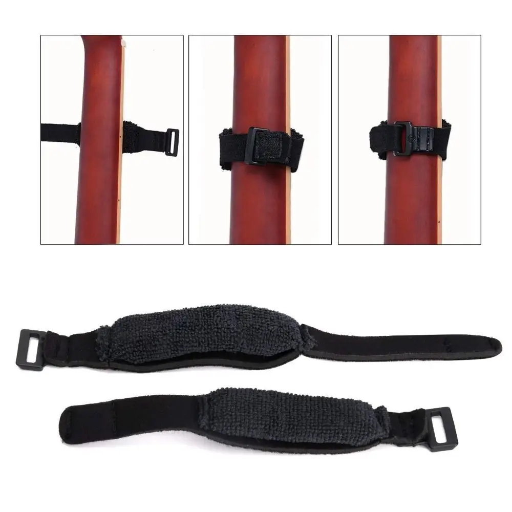 Adjustable Guitar Fret Wrap Noise Reducer Bass Ukulele String Guitar String Mute Damper Instrument Accessories