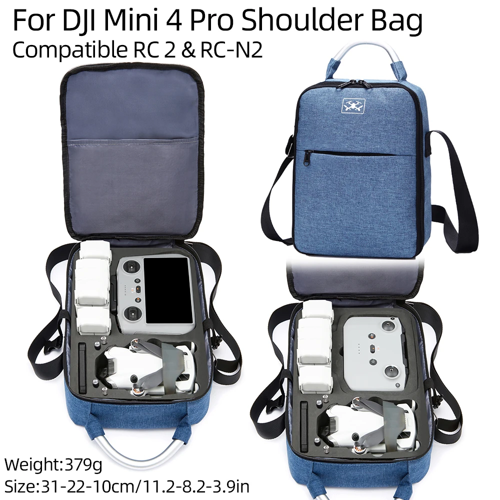 

For DJI Mini 4 Storage Box Dron Handbag Single Shoulder Crossbody Bags Drones Accessorie for DJI Mini 4 Pro