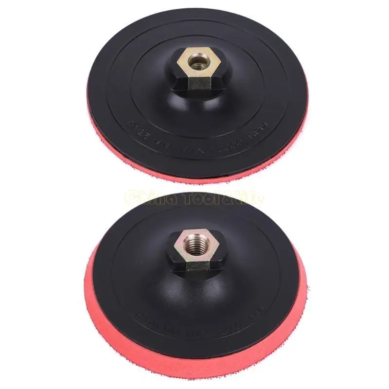 57qf 2pcs/Set Sanding Disc Posling Pad 5inch/125 -миллиметровые комплекты для шлифовального диска шлифовальный лак
