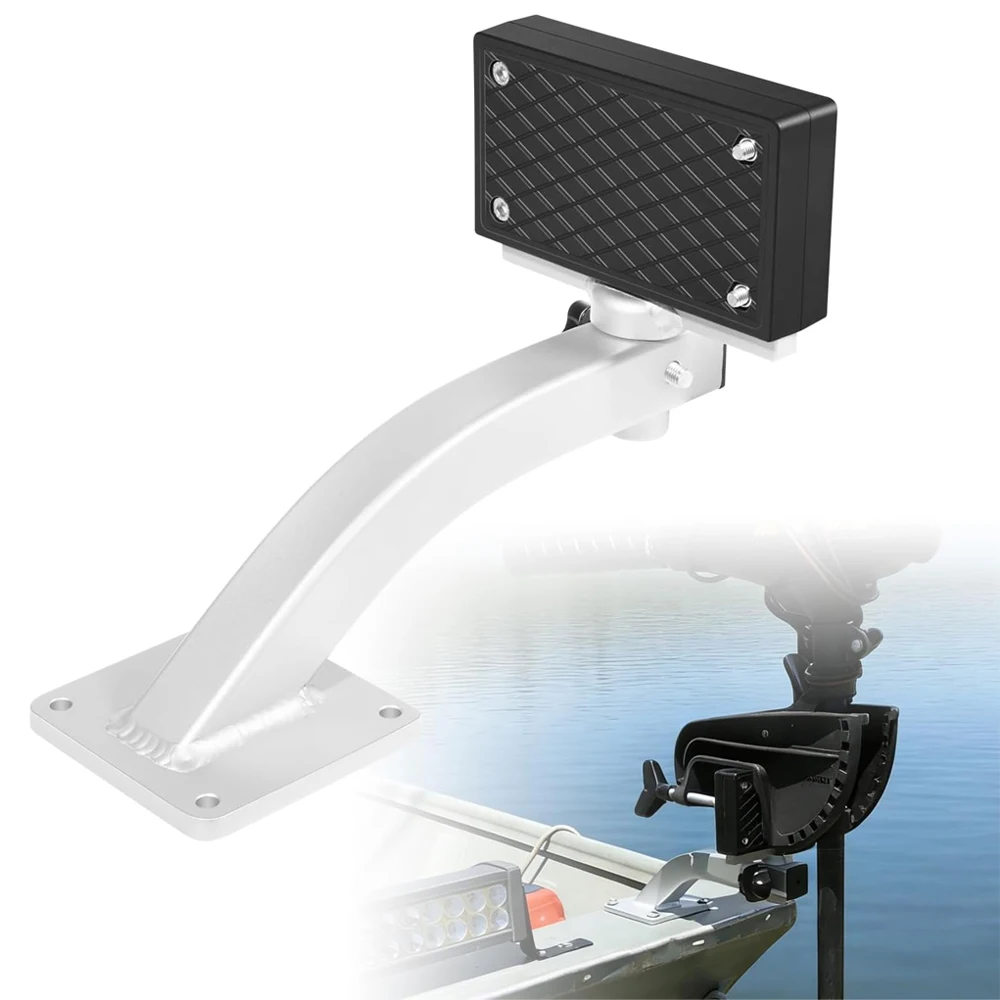 Aluminum Clamp-on Type Electric Trolling Motors Deck Mount, Fit for Kayak Canoe, Small boat, Jon Boats, Skiffs