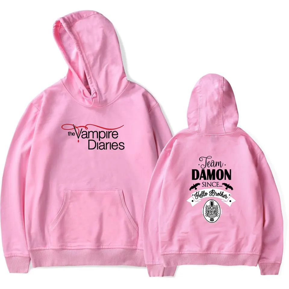 The Vampire Diaries Hoodie Unisex Tracksuit Women Men\'s Hoodies Harajuku Sweatshirts Street Style Couple Clothes Plus Size