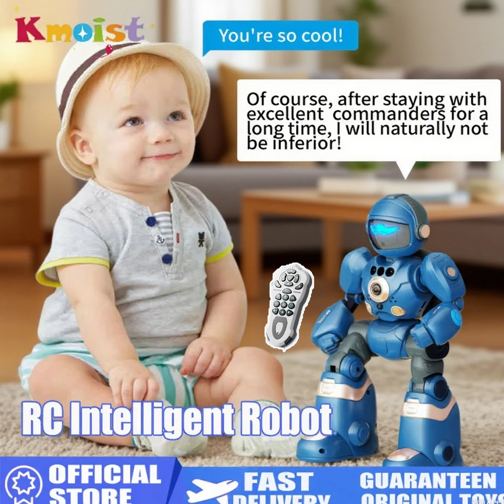 Robot Intelligent Toys with Voice Gesture Programmable Music Dancing Children's Educational Early Education Electric Toy Robot