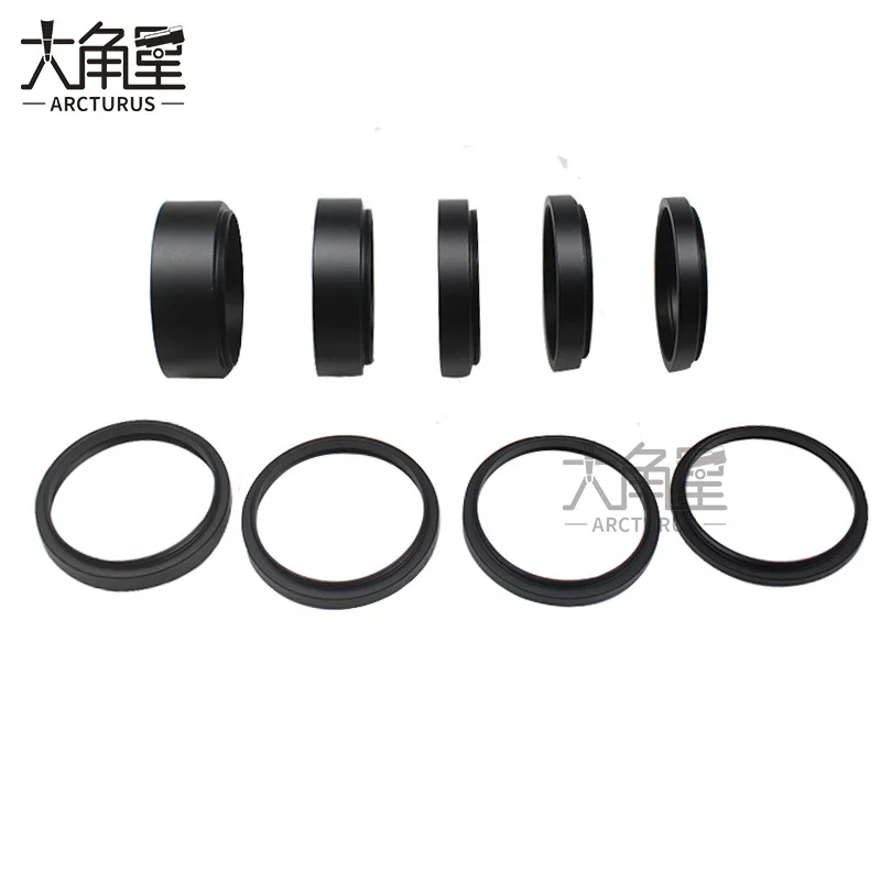 M54x0.75 Metal Focal Length Extension Tube Kits 4/5/6/7/8/9/10/15/20mm For Astronomical Telescope Photography Extending T Ring