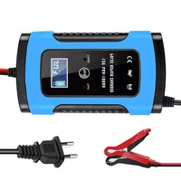 Universal 12V 6A Full Automatic Motorcycle Car Battery Pulse Chargers Repair Type Lead Acid Storage DigitalChargers Battery Auto