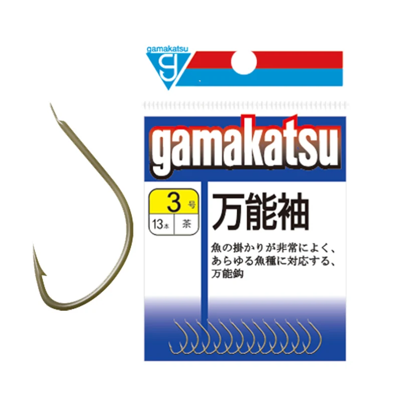 Gama katsu universal ärmel tan c1sd5 stachel fisch haken dünner streifen licht kohlenstoffs tahl Size1-9 #