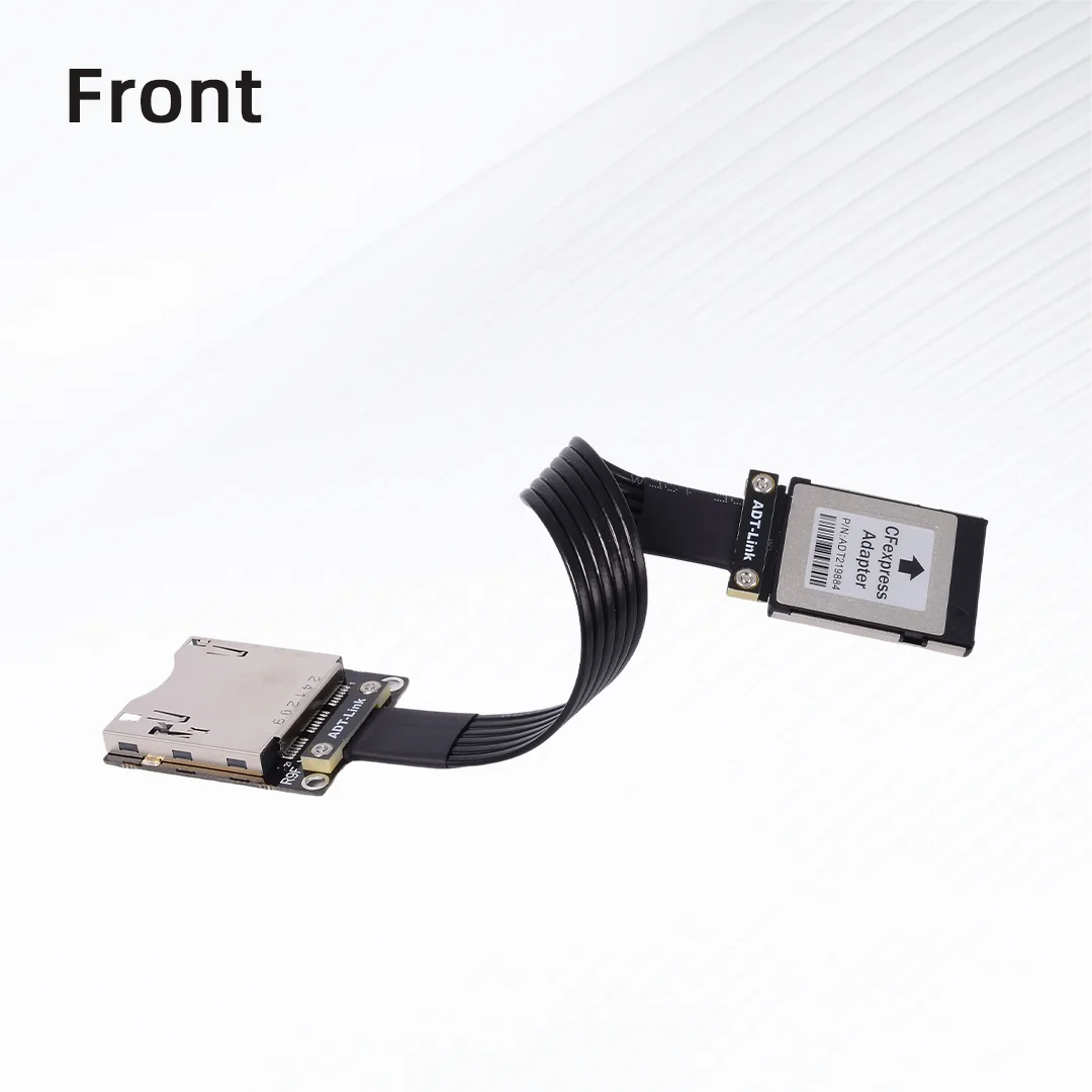 ADT-Link PCIe 4.0 GEN4 x2 CFexpress Type-B 50Pin CF Card Extension Cable for Industrial Control Equipment Digital Memory Card