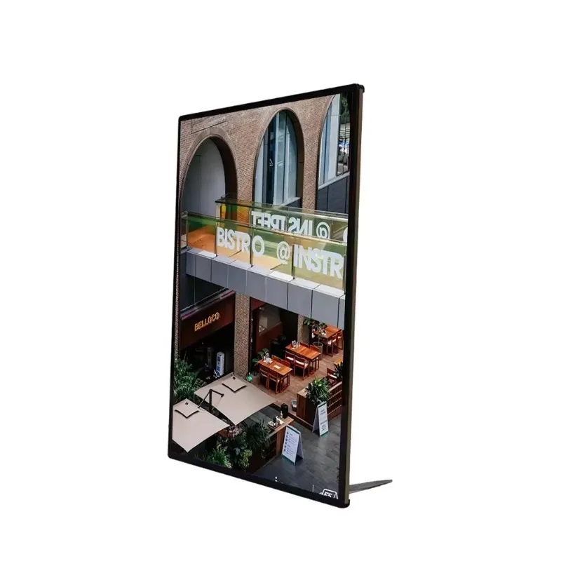 

Ultra-thin aluminum frame LED advertising light box restaurant food store cinema =