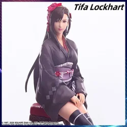 [in Stock] Genuine Se Static Arts Game Toy Ff7 Tifa Lockhart Exotic Kimono Handmade Collection Desktop Decoration Gift