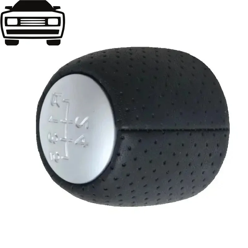 Pomo de Palanca de Cambios Manual de Cuero Perforado para Alfa Romeo 147 156 159 Brera GT Spider, Repuesto