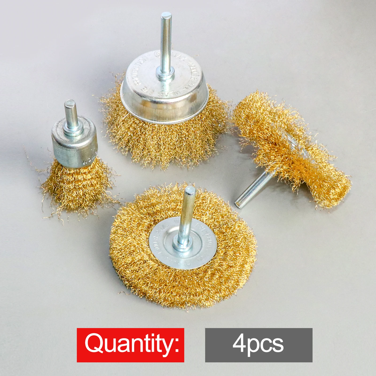 Draht Pinsel Messing Räder Pinsel Bohrer Dreh Werkzeuge Metall Rost Entfernung Polieren Pinsel