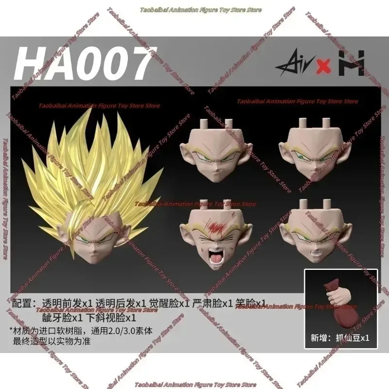 HA 1/12 Gohan Super II Gohan HA006/ HA010 دمية رئيس النحت الملحقات حزمة أنيمي شخصية رئيس النحت #3
