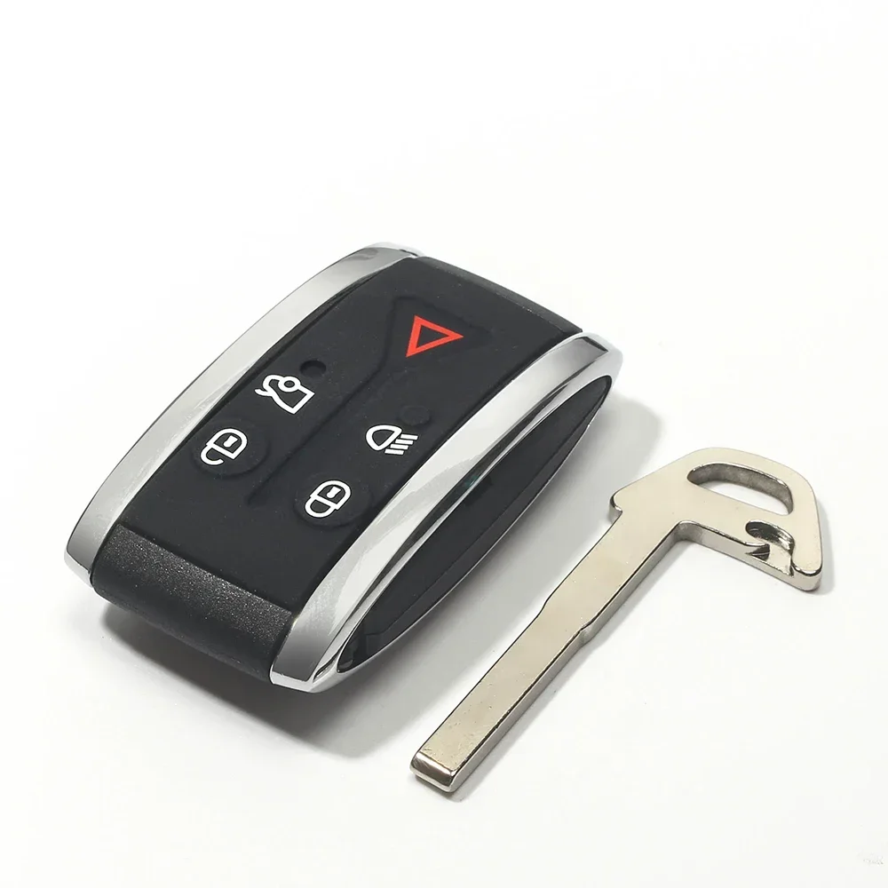 

KEYYOU новый 5-кнопочный сменный новый пульт дистанционного управления для Jaguar X XF XK XKR Smart Prox, чехол для ключей + лезвие