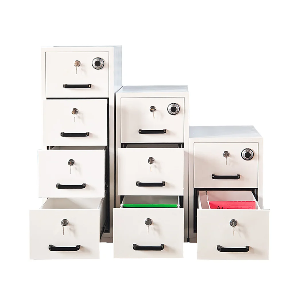 2 Drawer Vertical Office File Cabinet Fireproof And Fire Resistant Metal Filing Cabinets