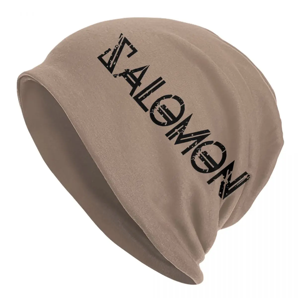 Salomons Logo Cap Vintage Men Women Ski Skullies Beanies Hat Spring Warm Dual-use Bonnet Knit Hat