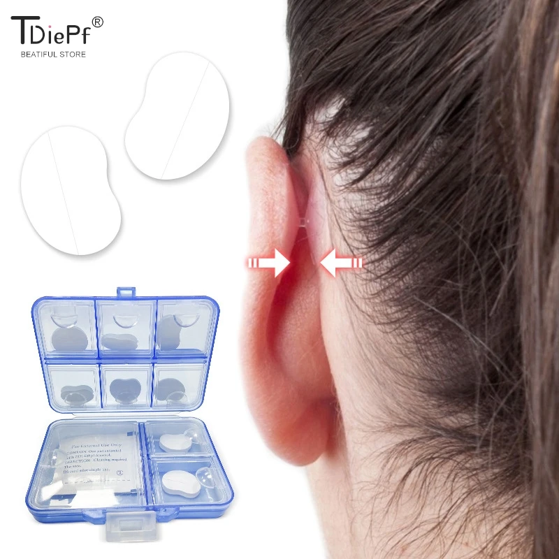 6 Pieces/Box Cosmetic Ear Corrector Elf Ear Stickers Ear Supporters Self Adhesive Cosmetic Ear Stickers Invisible Ear Stickers