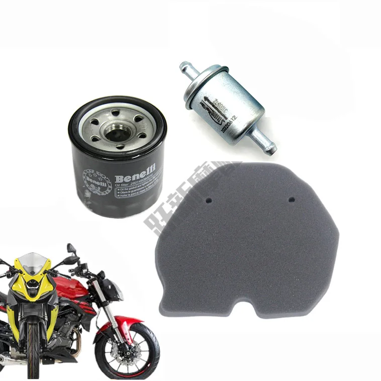 Filter kit Oil filter + Air filter + Fuel filter kit for Benelli 302S BN302 TNT300 TORNADO 300 STELS 300 / BN TNT 300 302 302R