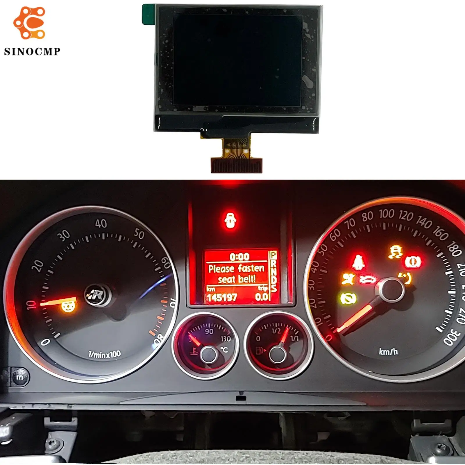 

Dashboard LCD Display Screen 1TD920862 1K0920861M 92290206 For VW Golf V Touran Passat Jetta Mk5 Seat Skoda Cars Accessories