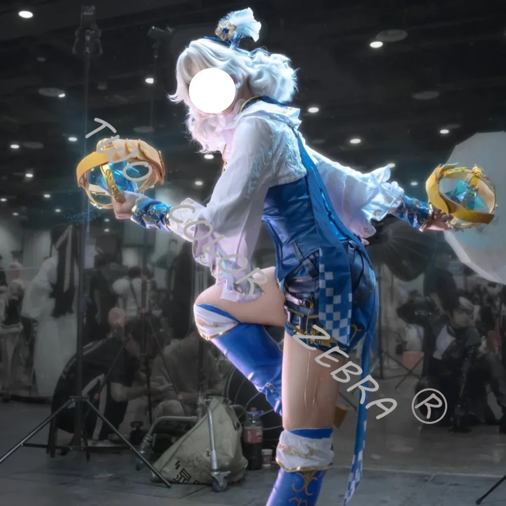 Identity V Cheerleader Leather Embroidered Cosplay Costume Fantasy Knight-Themed Outfit Anime Noble Style Unifrom for Halloween