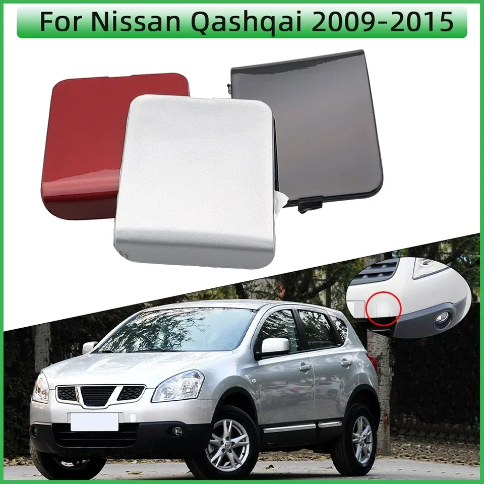 

Front Bumper Towing Hook Eye Cover Lid For Nissan Qashqai Dualis J10 2008 2009 2010 2011 Hauling Trailer Cap 622A0-JE20A