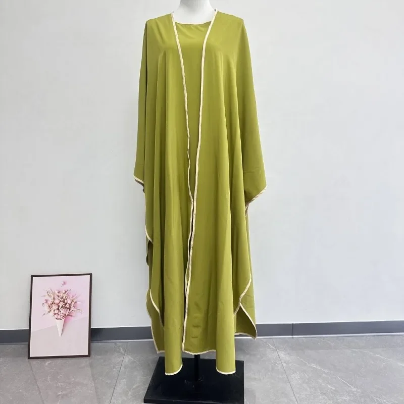 Women's new robe set cardigan with dress two-piece set K108