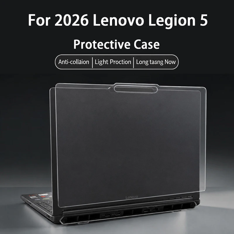 Laptop Case For 2026 Lenovo Legion 5 15.3 in Protective Y7000X/R7000X Notebook Anti-Drop Matte Transparent Enclosure Hard Shell