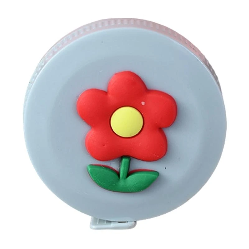 150cm Mini Retractable Tape Measure Florals Strawberry Designs Sewing Rulers for Home Crafts and Outdoor Activity A2BB