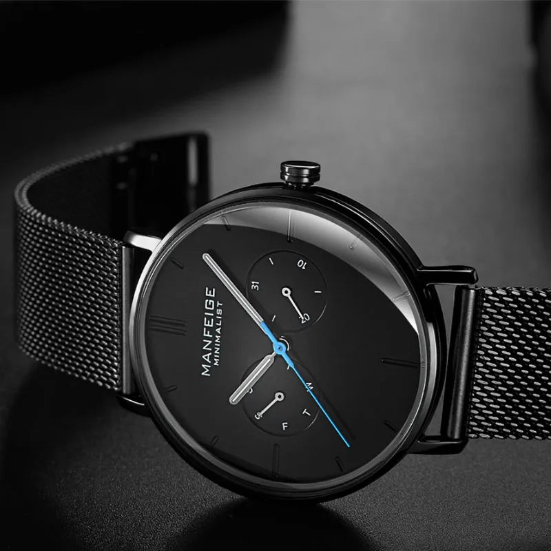 Top marka czarny męski zegarek wodoodporne modne fajne zegarki Pagani Designs kwarcowy analogowy zegarek na rękę dla mężczyzn Relogio Masculino