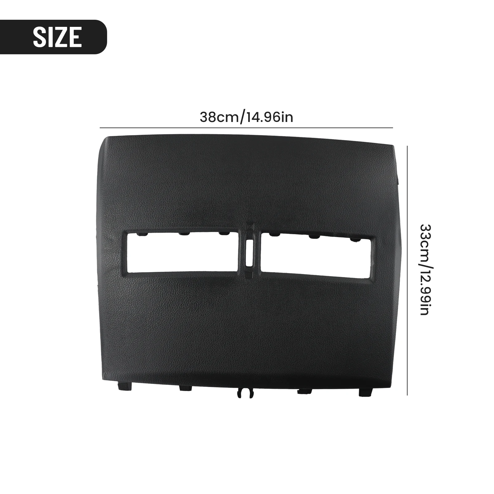 For Nissan For Versa 2007-2012 Interior Trim Car Air Vent Trim Bezel Black Center Dash Central Air Conditioner Panel