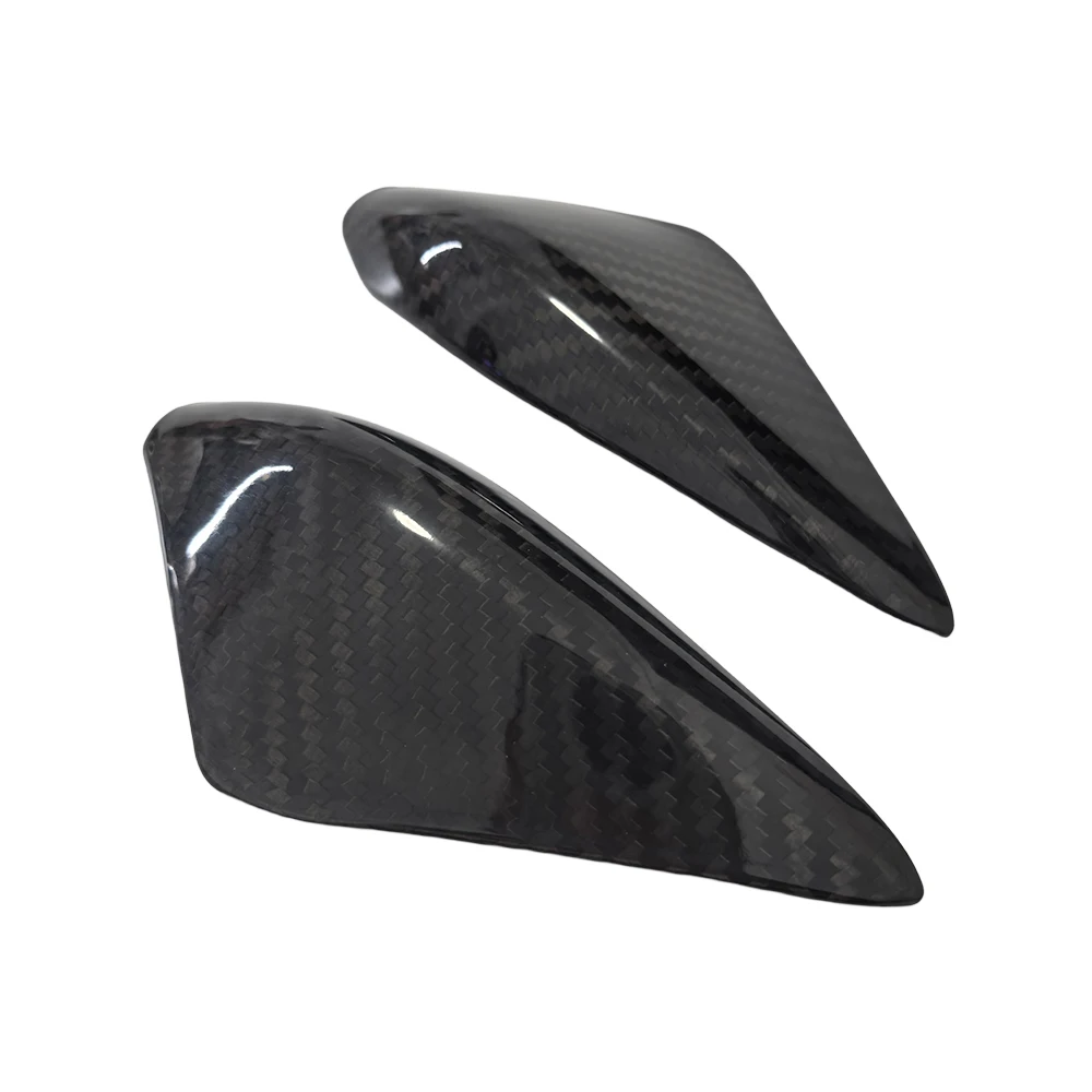for Triumph Street Triple 765 S/R/RS 2023-2025 motorcycle modification fuel tank carbon fiber protective block anti fall cover a view 6