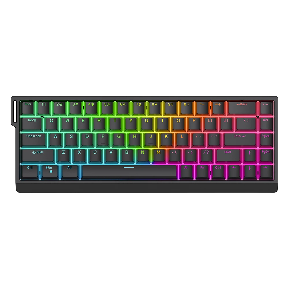 HE65 Wired Gaming Mechanical Keyboard Hot Swappable Magnetic Switch Gamer Keyboards RGB Backlit Computer Keyboard for PC Laptop