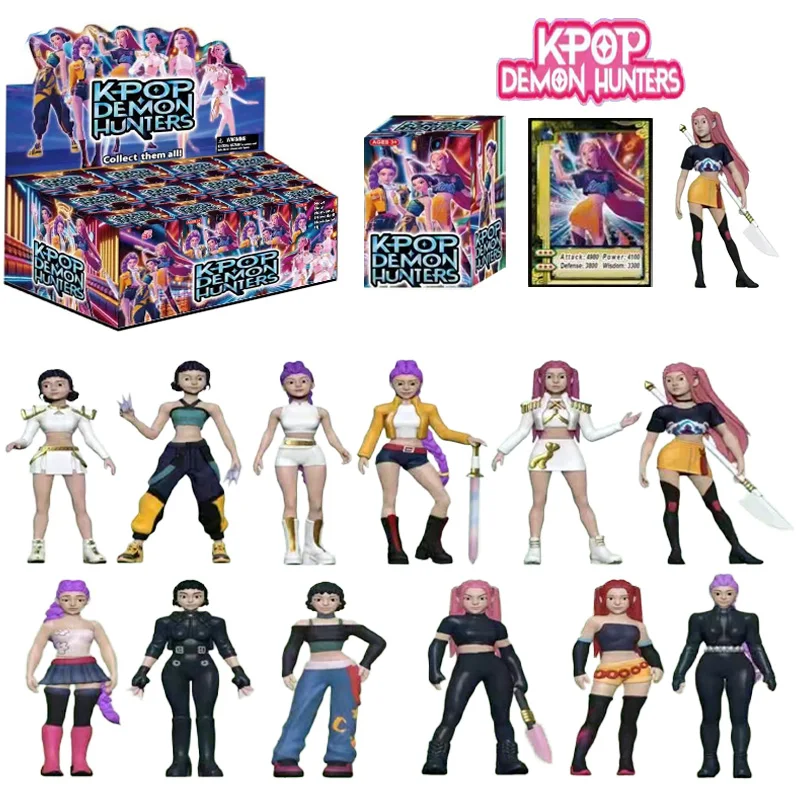 أنيمي Kpop شيطان هانت صندوق أعمى سلسلة الشكل النمر تمثال لعبة مكتب الديكور التماثيل زخرفة هالوين/عيد الميلاد لعبة الهدايا