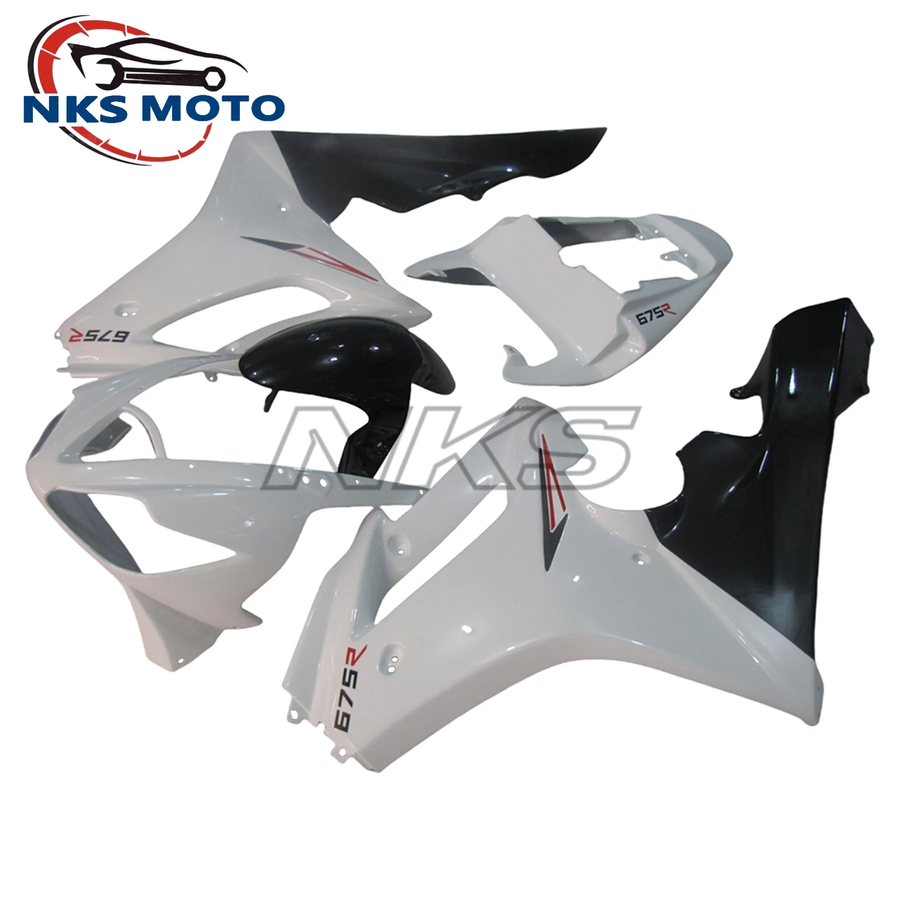 For Triumph Street Triple 675 R  2009 2010 2011 2012 675R Front Fender Mudguard Hugger Splash Guard Motor Parts Carbon Painted