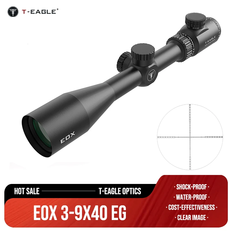 

T-EAGLE EOX 3-9x40 EG Rifle Scopes Red and Green Illuminated Hunting Scopes Tactical Optical Scope Riflescopes Airsoft Sight