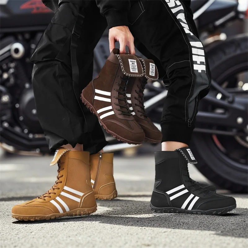 

shoes for man Fashion boots winter hype Sneakers high-top work boots Walking Tennis Motorcycle shoes Non-slip Flats high quality