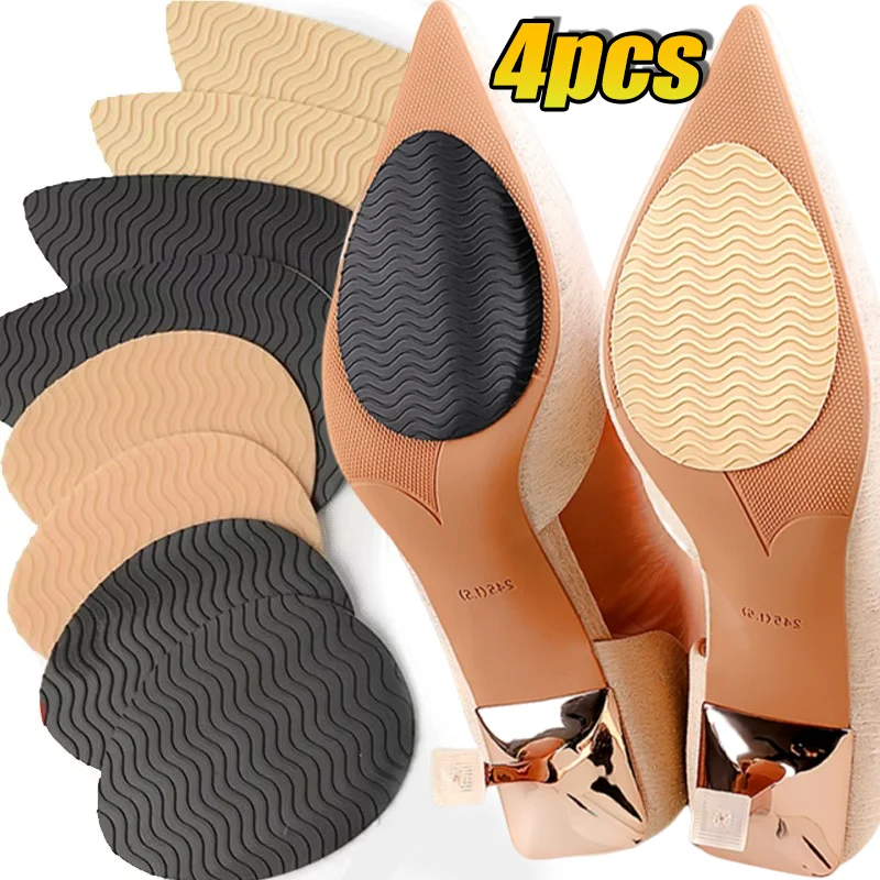 

Rubber Forefoot Pads Men Women Shoes Soles Protector Anti-slip Repair Outsoles Self-adhesive Sticker High Heel Care Bottom Patch