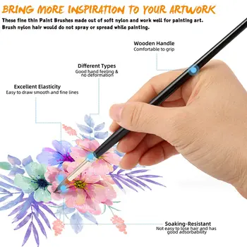 8 best sales pędzel do pinstripingu - №4