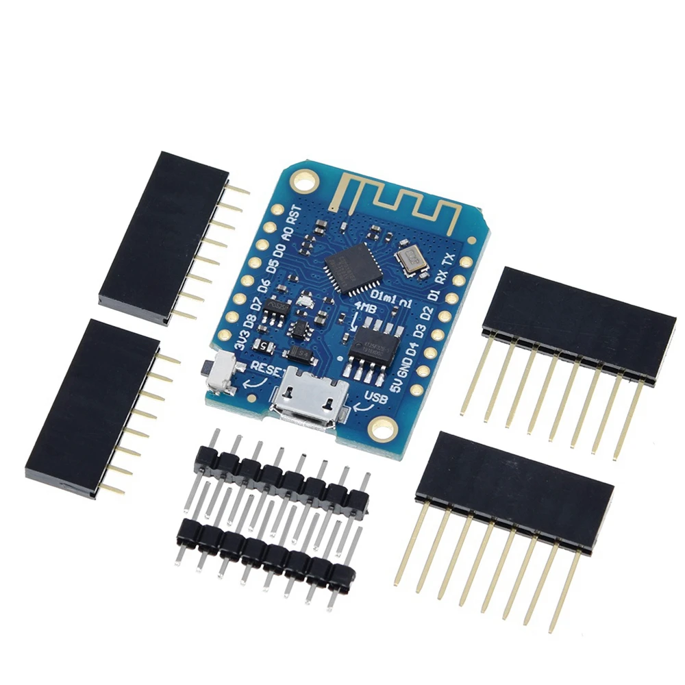 Wemos D1 Mini V3.0.0 WIFI Internet of Things Development Board Based ESP8266 CH340 4MB For Arduino Nodemcu V2