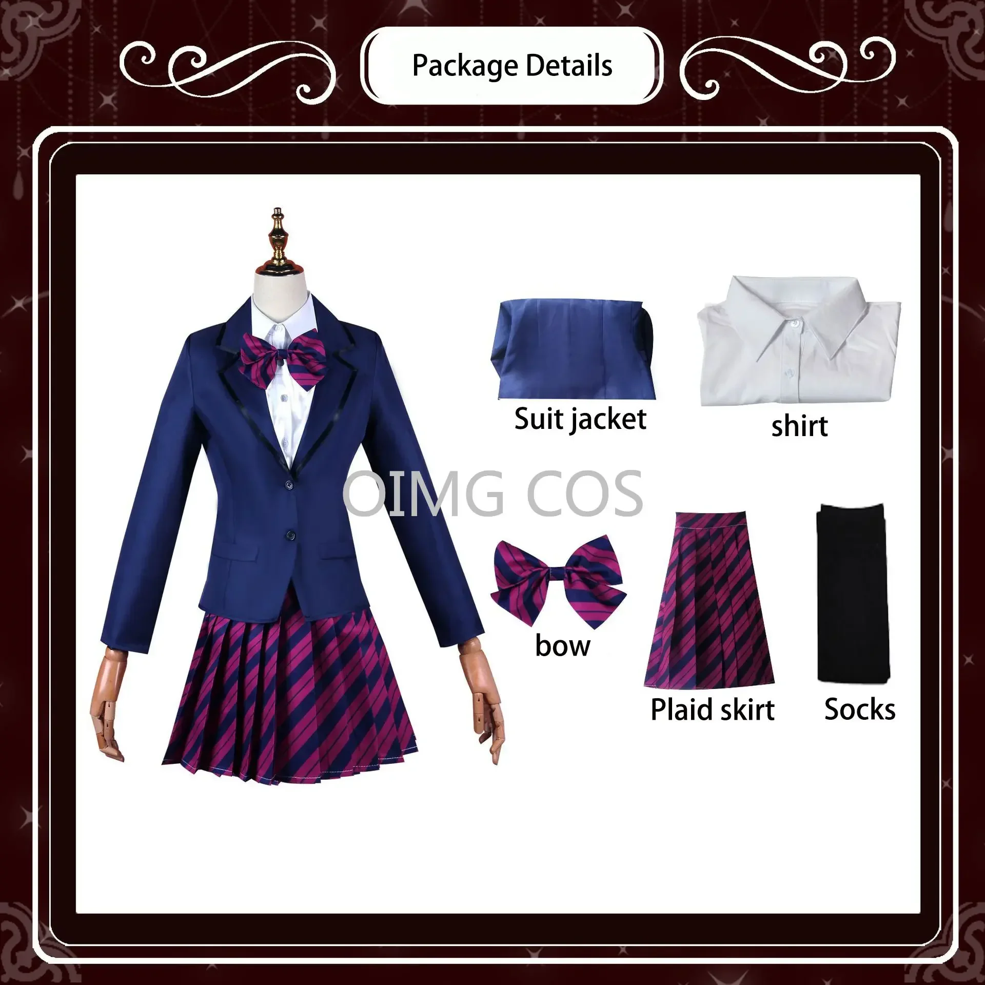 Komi Kan Niet Communiceren Komi Shoko Osana Najimi Cosplay Kostuum Outfits Shirt Tie Korte Pruik Hals Vrouwen Anime Uniform Halloween