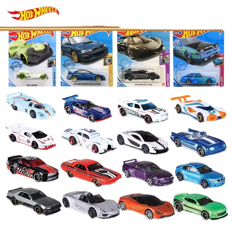 10 PCS Hot Wheels Car  Diecast 1/64 Toys for Boys Let\'s Race HW Metro GT-scorcher Truck Fantasy Card Collection Birthday Gift