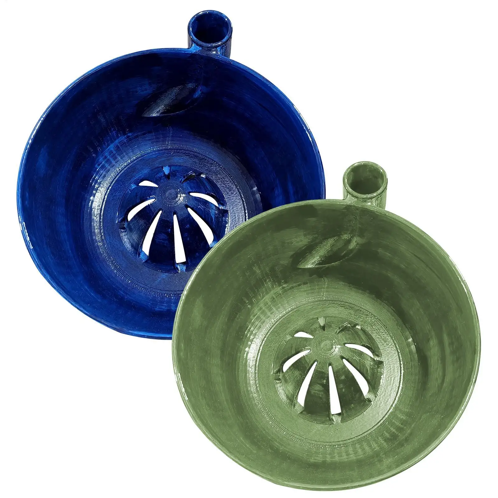 Self Rotating Berry Bowl 3D Printed Quick Self Rotating Basket with Drain Holes Berry Washing Spinner for Vegetable Prep Dipping