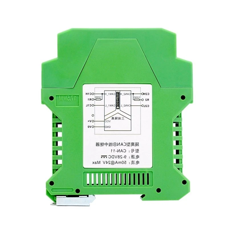 N91R-CAN-11 CAN Bus Isolator Module Repeater Barrier One-In-One-Out CAN FD Isolation Functionality