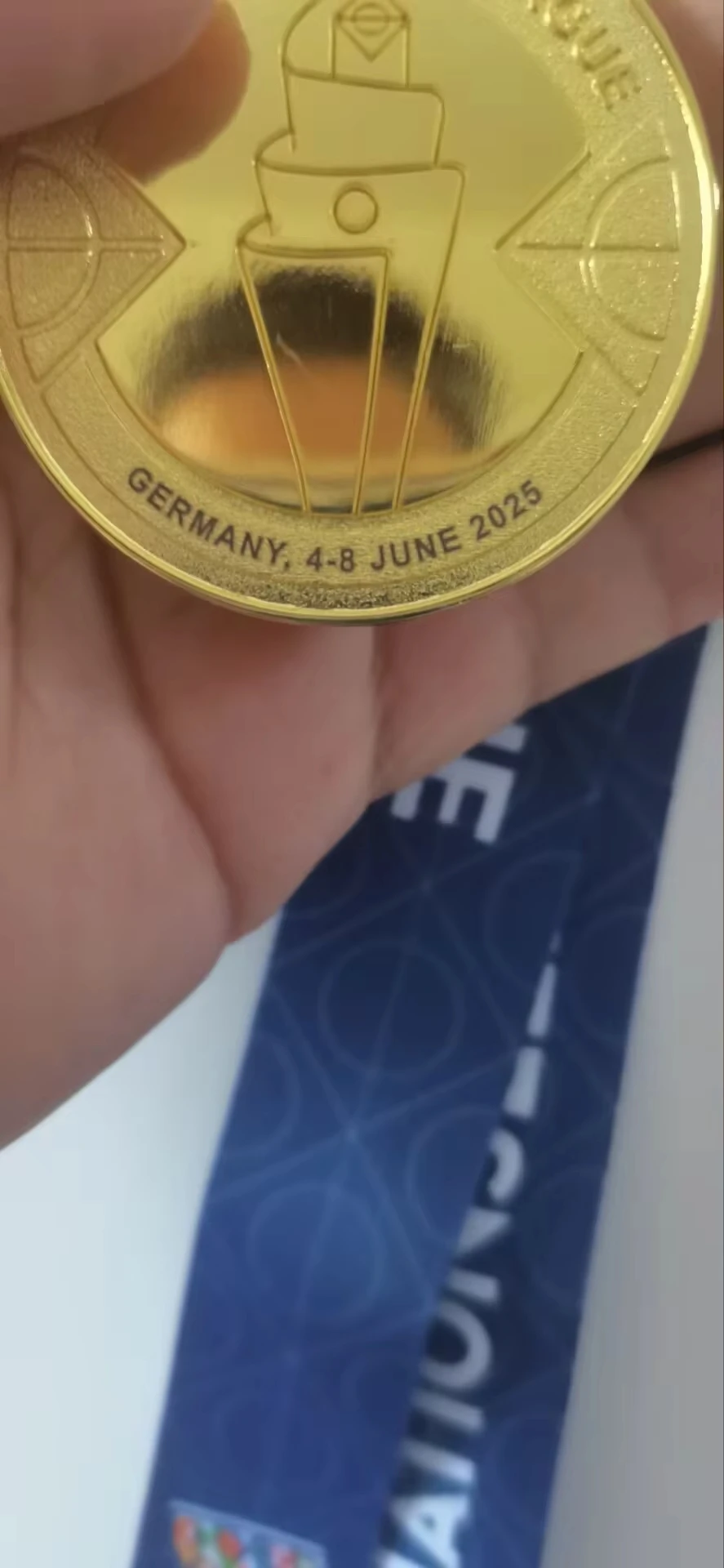 Nova venda quente Medalhas da Liga dos Campeões da Liga das Nações da Europa 2025 Liga de Futebol Ganadores Finais medalhas de ouro Seleção Nacional